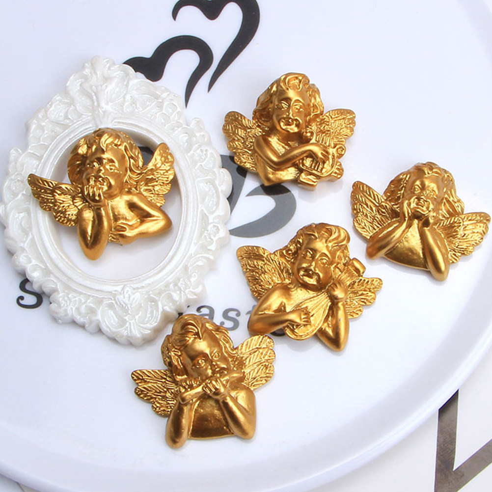 Craft Embellishment Storage - 15 szt. Żywiczne Aniołki Akcesoria Rękodzieło