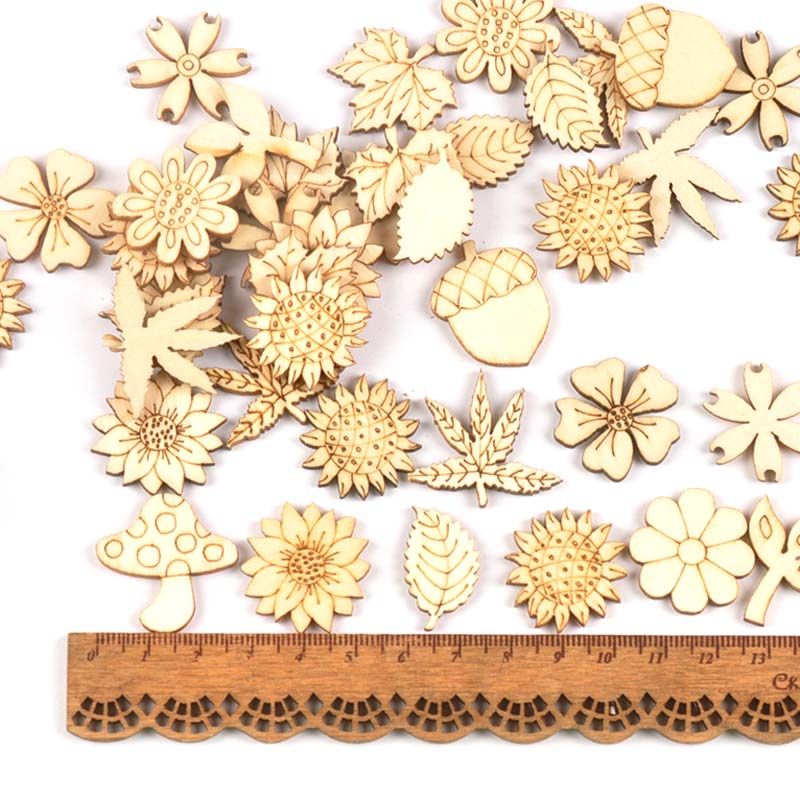 30 sztuk 25-30mm drewno DIY ak – Embellish Craft recenzja i cena