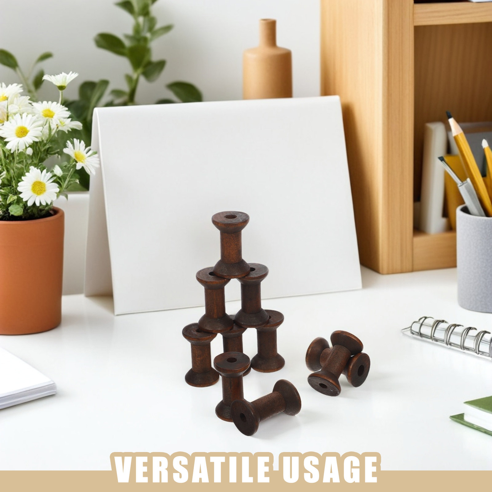 10 szt. Vintage Drewniane Szpu – Organza Ribbon Spool recenzja i cena