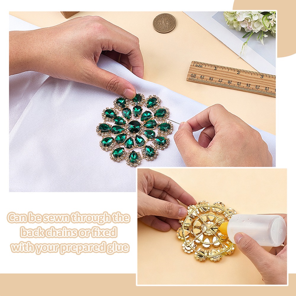 Ozdoba z mosiądzu i cyrkonii,  – Sew On Rhinestone recenzja i cena