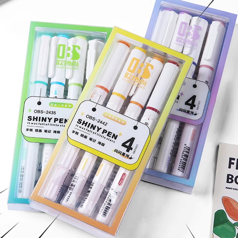 4 szt. Kolorowe brokatowe zakr – Copic Marker Sketch recenzja i cena
