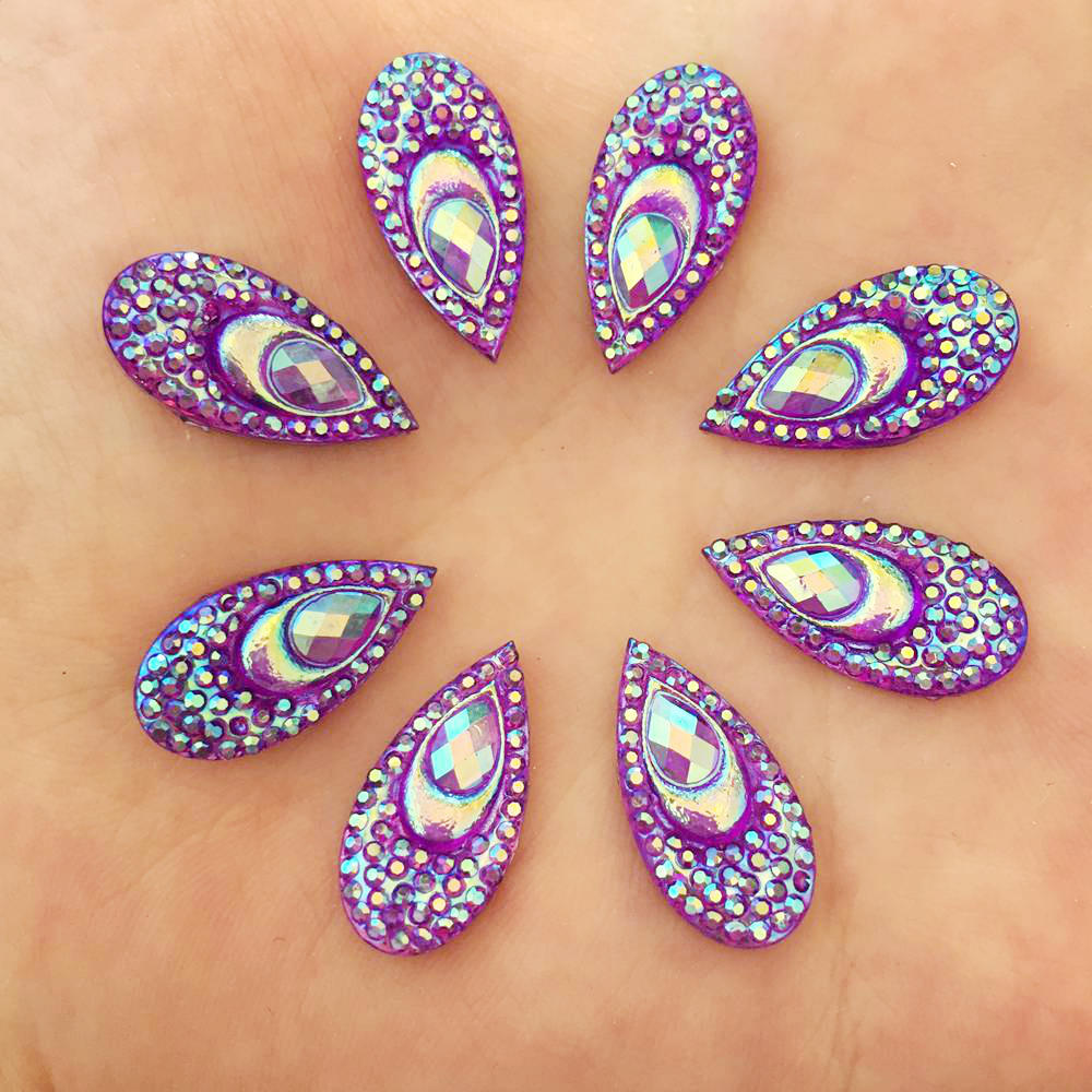 40 sztuk żywica 10*20mm łezka  – Embellishment Glue Craft recenzja i cena