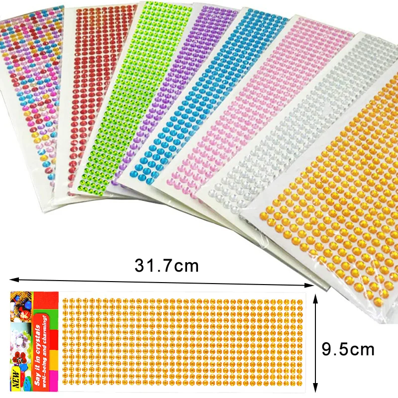 900/504 sztuk Bling akrylowe n – Embellishment Glue Craft recenzja i cena