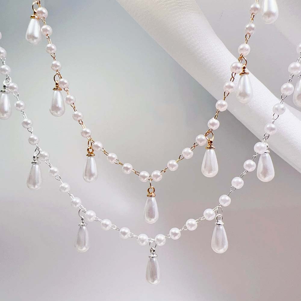 0.5M 1M imitacja perły Waterdr – Pearl Trim Chain recenzja i cena