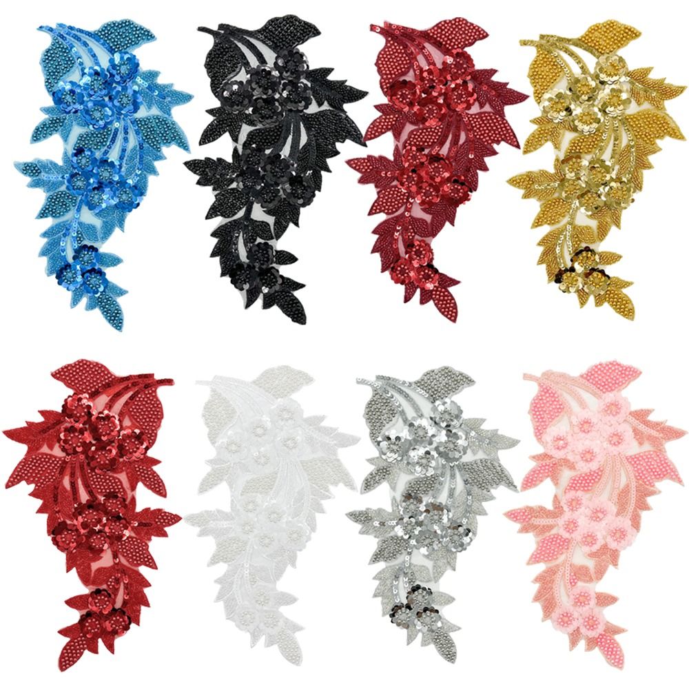 Modne naszywki 3D z cekinami w – Applique Patch Flower recenzja i cena