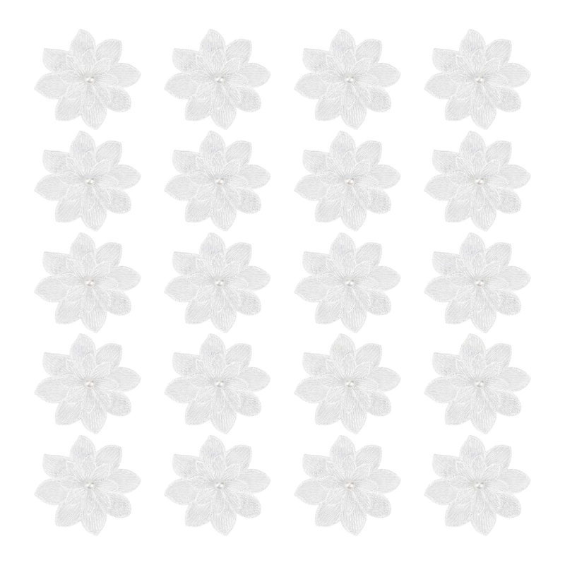 20 szt. Dekoracyjne naszywki z – Applique Patch Flower recenzja i cena
