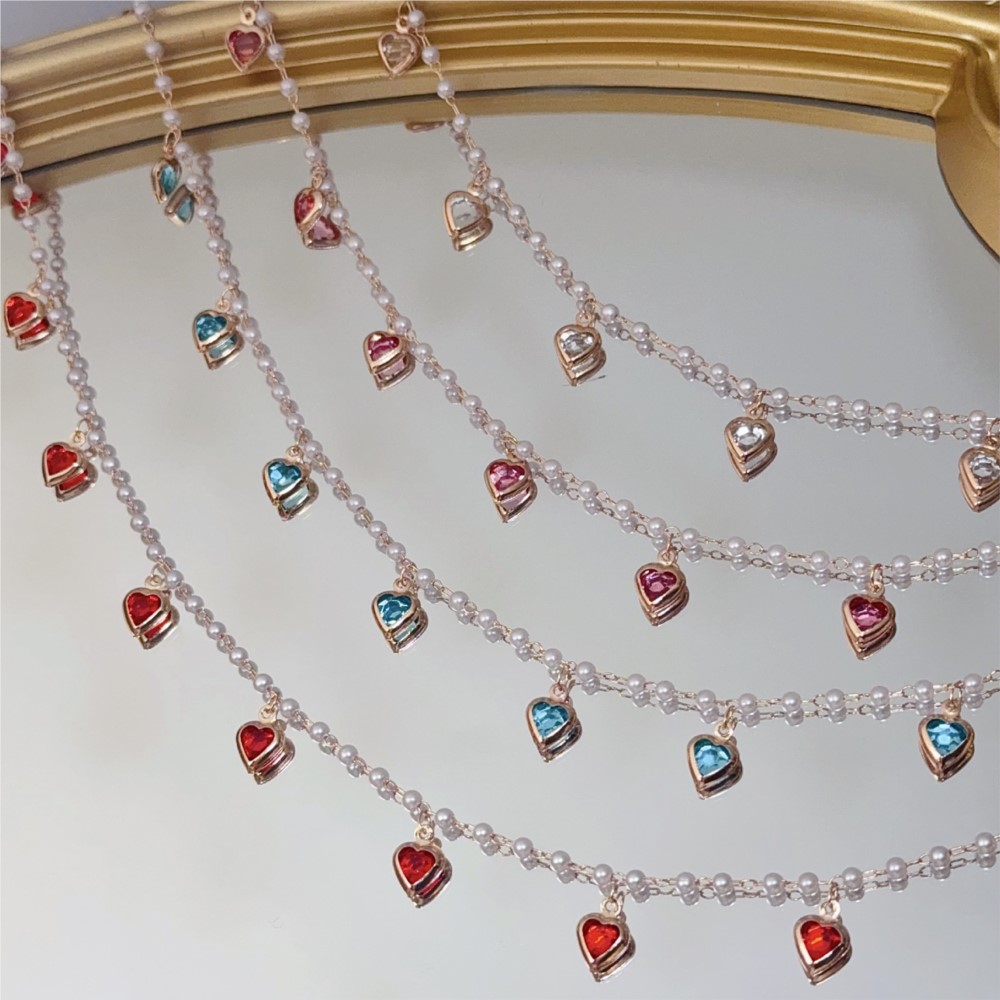 0,5 metra/1 metr Różowy Kryszt – Pearl Trim Chain recenzja i cena