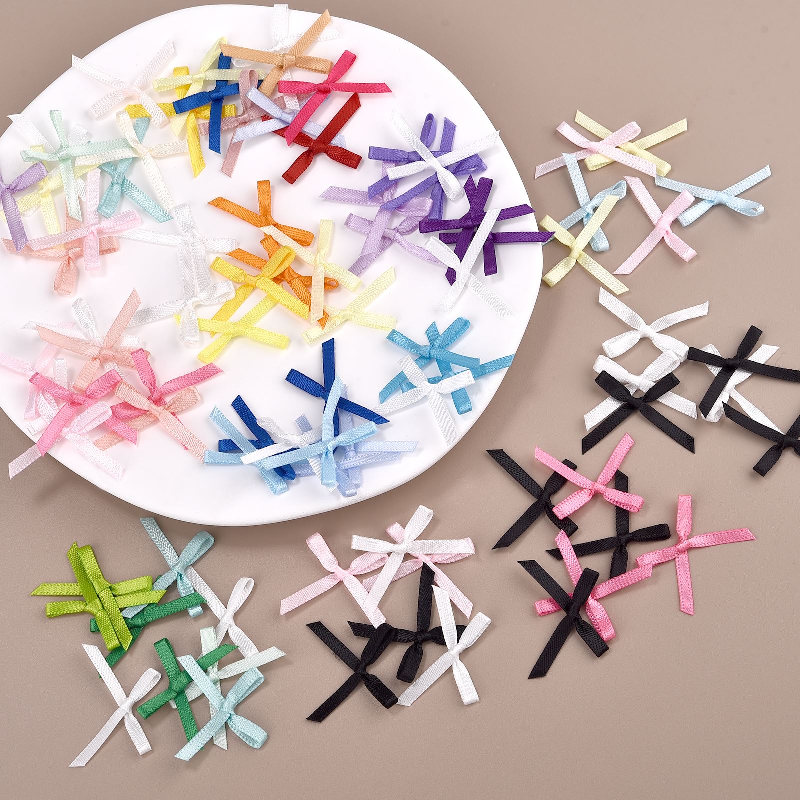100 sztuk 3mm wstążki Mini sat – Christmas Craft Embellishment recenzja i cena