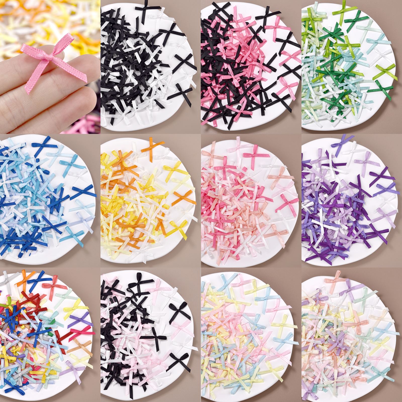 100 sztuk 3mm wstążki Mini sat – Christmas Craft Embellishment recenzja i cena