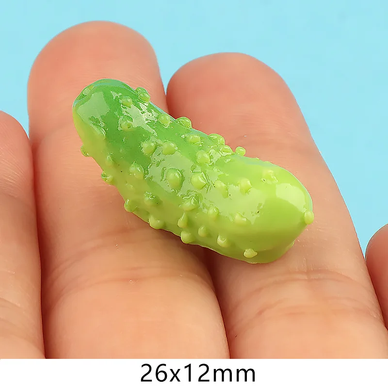 Urocze żywiczne mini warzywa,  – Christmas Craft Embellishment recenzja i cena